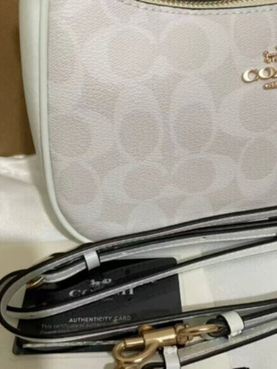 📮📮📮NWT coach Teri Shoulder Bag In Signature Canvas CA548 - Picture 5 of 6